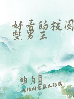 好看的校园小说双男主