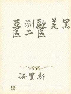 亚洲欧美黑人一区二区