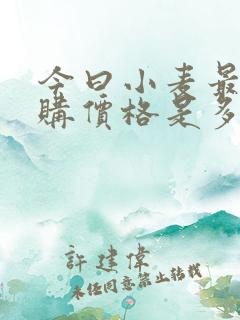 今曰小麦最新收购价格是多少钱一斤