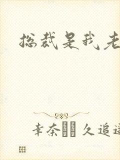 总裁是我老婆