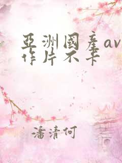 亚洲国产av动作片不卡