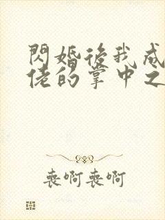 闪婚后我成了大佬的掌中之物女主叫什么