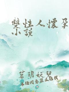 双性人怀孕生子小说