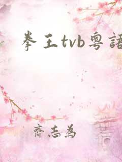 拳王tvb粤语