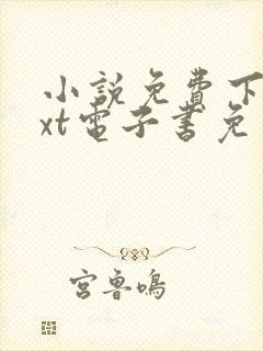小说免费下载txt电子书免费下载网站