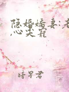 隐婚娇妻:老公,心尖宠