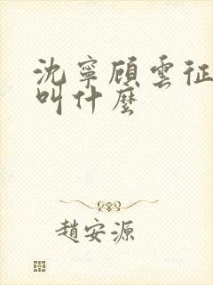 沈宁顾云征短剧叫什么
