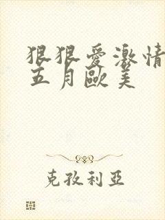 狠狠爱激情综合五月欧美