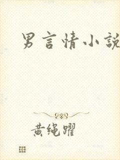 男言情小说作家