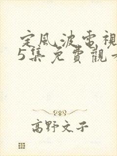 定风波电视剧25集免费观看