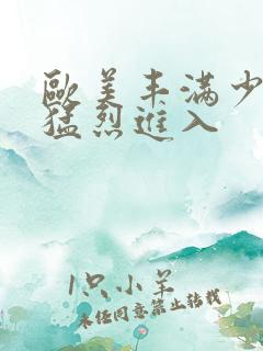 欧美丰满少妇被猛烈进入