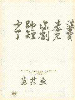 少帅你老婆又跑了短剧免费观看合集