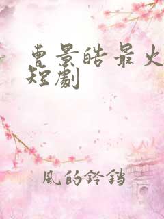 曹景皓最火十部短剧