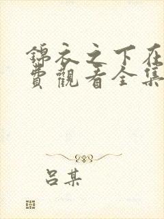 锦衣之下在线免费观看全集