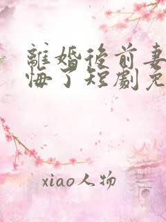 离婚后前妻她后悔了短剧免费观看
