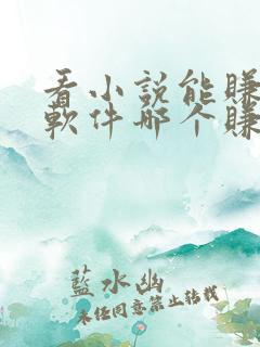 看小说能赚钱的软件哪个赚得多