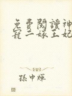 免费阅读神王毒宠二嫁王妃