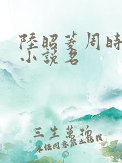 陆昭菱周时阅的小说名