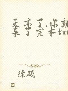 天亮了,你就回来了完本txt下载
