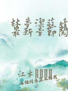 林梦洁苏晴小说最新章节阅读