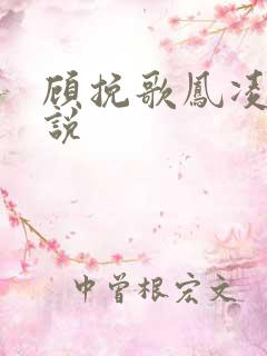 顾挽歌凤凌霄小说