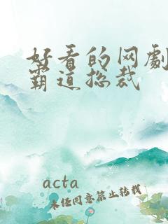 好看的网剧短剧霸道总裁