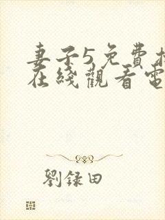 妻子5免费播放在线观看电视剧韩剧