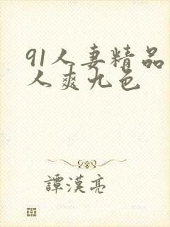 91人妻精品人人爽九色