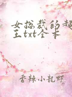 女总裁的超级兵王txt全本