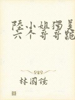 陆小姐独美后,六个哥哥跪求原谅 笔趣阁
