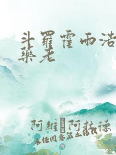 斗罗霍雨浩拜师药老