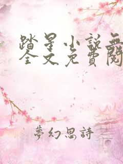 踏星小说无弹窗全文免费阅读