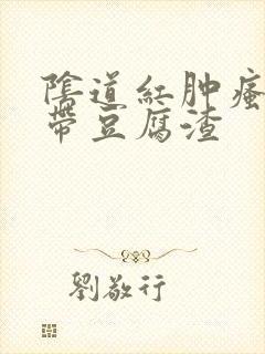 阴道红肿瘙痒白带豆腐渣