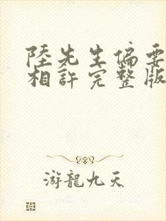 陆先生偏要以婚相许完整版