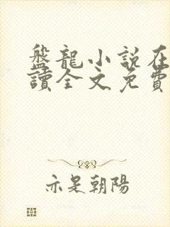 盘龙小说在线阅读全文免费