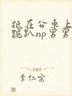 抵在公车上蹂躏跪趴np男男