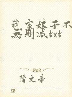 我家娘子不对劲无删减txt