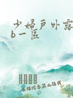 少妇户外露出骚b一区