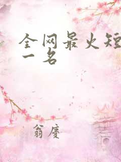 全网最火短剧第一名