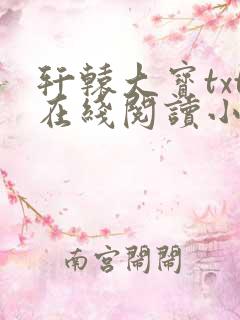 轩辕大宝txt在线阅读小说