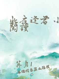 此夜逢君 小说阅读