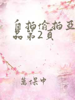 自拍偷拍亚洲精品第2页