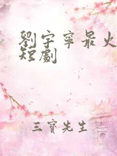 刘宇宁最火十部短剧