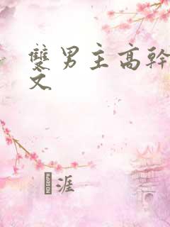 双男主高干文小文