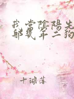 我当阴阳先生的那几年二狗有声小说