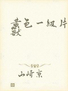 黄色一级片人与兽