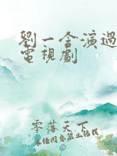 刘一含演过哪些电视剧