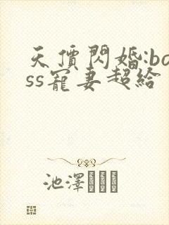 天价闪婚:boss宠妻超给力