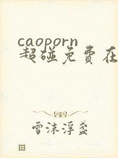caoporn超碰免费在线