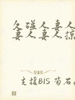 久碰人妻人妻人妻人妻人掠